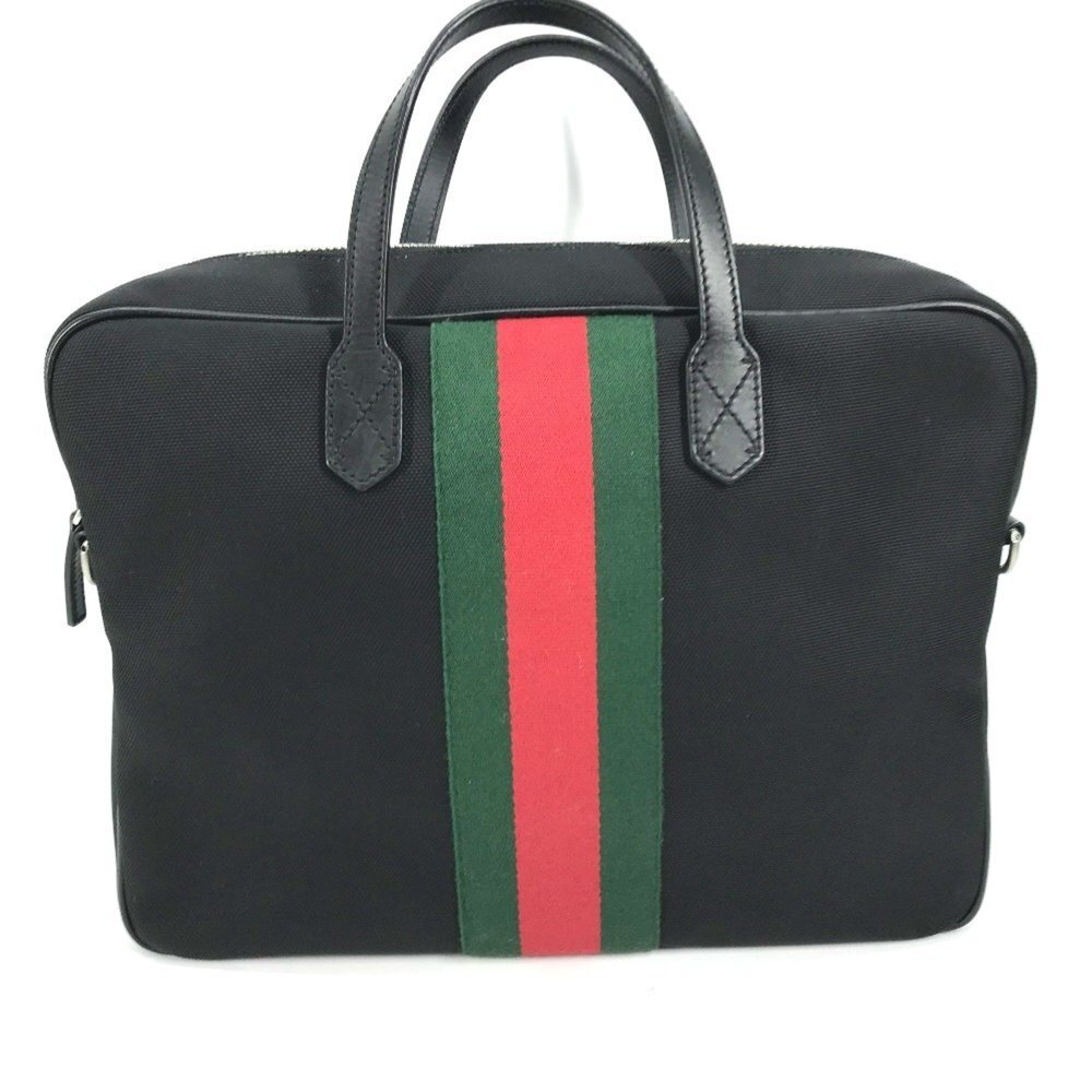 GUCCI Black Leather Shoulder Bag - Picture 3 of 14